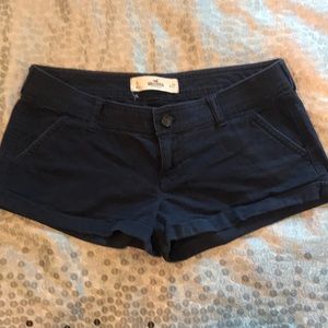 Hollister blue short shorts